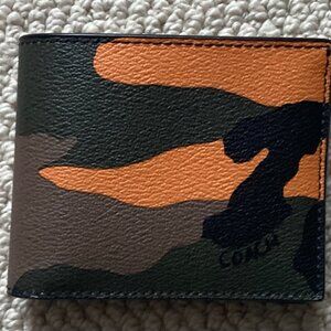 COACH Mens Camo wallet
